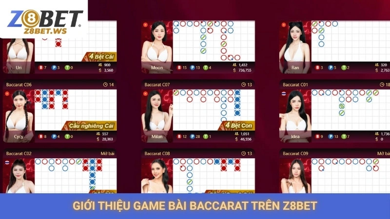 Chơi baccarat online Z8bet | Bí quyết thắng lớn từ cao thủ 1 Giới thiệu game bài baccarat trên Z8bet