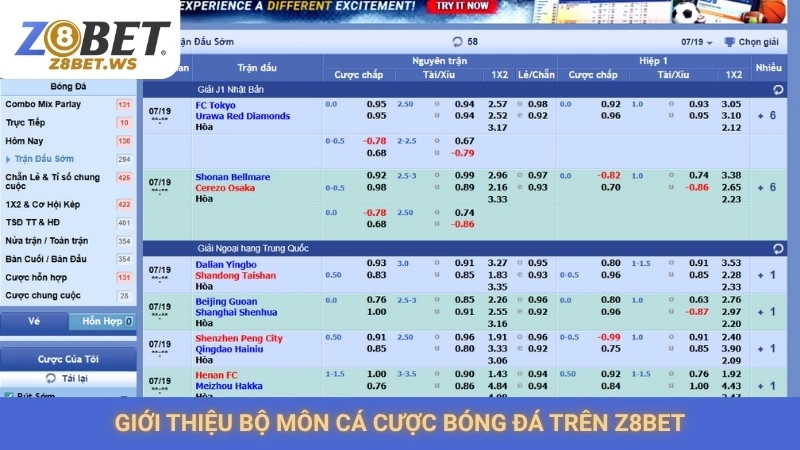 Cá cược bóng đá Z8bet | Soi kèo thơm, bắt kèo chuẩn xác 1 Giới thiệu bộ môn cá cược bóng đá trên Z8bet