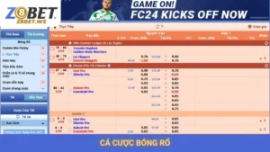 Cá Cược Bóng Rổ Z8bet
