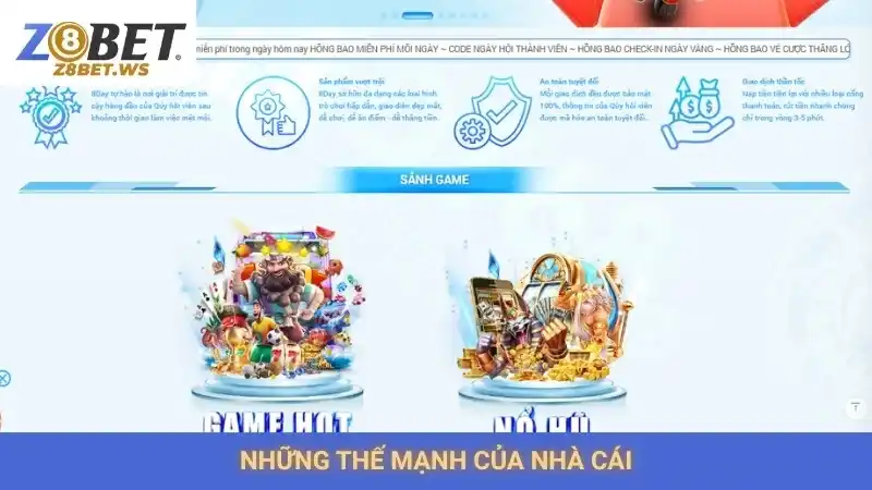Trang chủ 25 Những thế mạnh của nhà cái